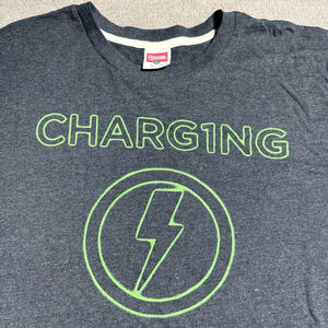 Homage Shirt Mens XL Gray Braxton Miller Charg1ng Ohio State Buckeyes Soft EUC